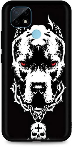 TopQ Realme C21 Silicone Fighting Dog 61681 - Phone Cover - Main image