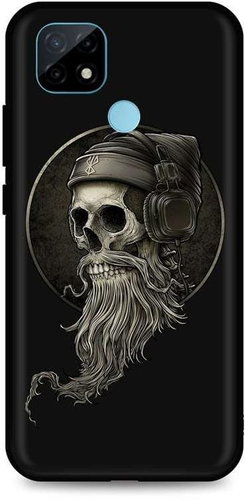 TopQ Realme C21 silicone Music Skeleton 61667 - Phone Cover - Main image
