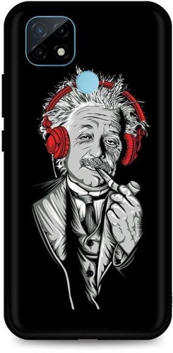 TopQ Realme C21 silicone Albert Einstein 61666 - Phone Cover - Main image