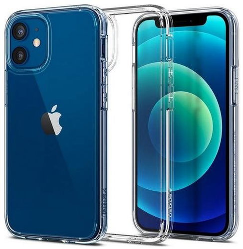 Spigen Ultra Hybrid iPhone 12 hard transparent 55343 - Phone Cover - Main image
