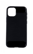 TopQ iPhone 12 silikón čierny 51887 - Kryt na mobil