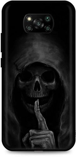 TopQ Xiaomi Poco X3 Pro silikon Dark Grim Reaper 62269 - Kryt na mobil - Hlavní obrázek