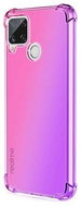 TopQ Realme 7i Silicone Shock Rainbow Pink and Purple 62237 - Phone Cover