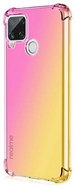 TopQ Realme 7i Silicone Shock Rainbow Pink-Yellow 62233 - Phone Cover