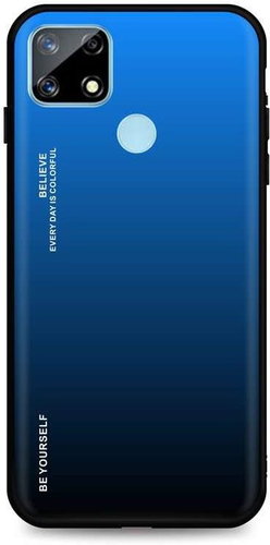TopQ LUXURY Realme 7i solid rainbow blue 62231 - Phone Cover - Main image