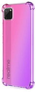 TopQ Realme C11 Silicone Shock Rainbow Pink and Purple 62219 - Phone Cover