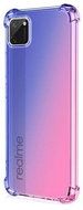TopQ Realme C11 Silicone Shock Rainbow Blue-Pink 62216 - Phone Cover