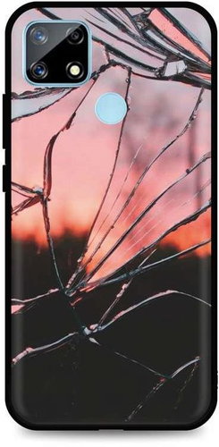 TopQ LUXURY Realme 7i solid Pink Broken 62211 - Phone Cover - Main image