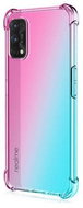 TopQ Realme 7 Pro Silicone Shock Rainbow Mint Pink 62171 - Phone Cover