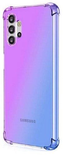 TopQ Samsung A32 silicone Shock iridescent purple-blue 61842 - Phone Cover - Main image