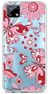 TopQ Realme 7i silicone Pink Butterfly 62311 - Phone Cover