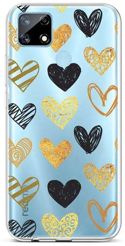 TopQ Realme 7i Silicone Heart 62290 - Phone Cover - Main image
