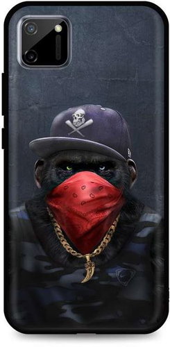 TopQ Realme C11 silicone Monkey Gangster 62351 - Phone Cover - Main image