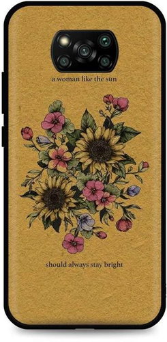TopQ Xiaomi Poco X3 Pro silicone Bouquet 62414 - Phone Cover - Main image