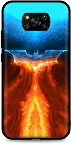 TopQ Xiaomi Poco X3 Pro silicone Fiery Batman 62413 - Phone Cover - Main image