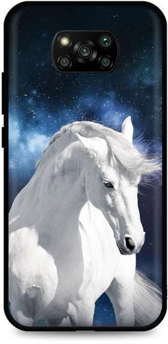 TopQ Xiaomi Poco X3 Pro silicone White Horse 62410 - Phone Cover - Main image