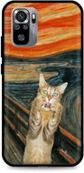 TopQ Xiaomi Redmi Note 10S silicone Scared Cat 62374 - Phone Cover