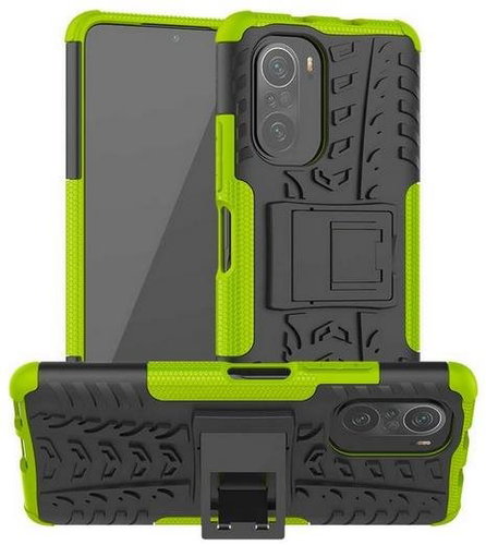 TopQ Xiaomi Poco F3 ultra durable green 62363 - Phone Cover - Main image
