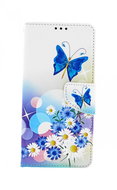 TopQ Samsung A12 Booklet White with Bow Tie 57032 - Phone Case