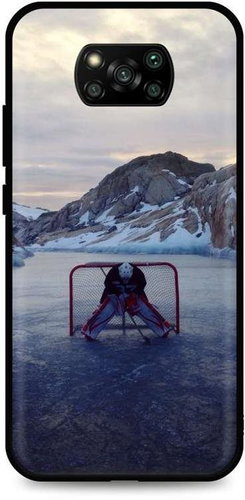 TopQ Xiaomi Poco X3 Pro silicone Hockey Goalie 62421 - Phone Cover - Main image