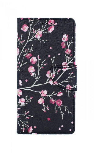 TopQ iPhone SE 2020 booklet Night Flowers 54684 - Phone Case - Main image