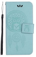 TopQ iPhone SE 2020 booklet Dreamcatcher with owl green 49902 - Phone Case