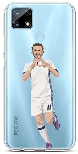 TopQ Realme 7i Silicone Footballer 2 62466 - Phone Cover - Main image