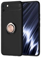 TopQ Realme C11 silicone black with copper ring 62497 - Phone Cover