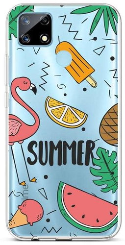 TopQ Realme 7i Silicone Summer 62513 - Phone Cover - Main image