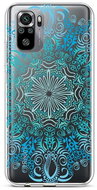 TopQ Xiaomi Redmi Note 10S silicone Blue Mandala 62656 - Phone Cover