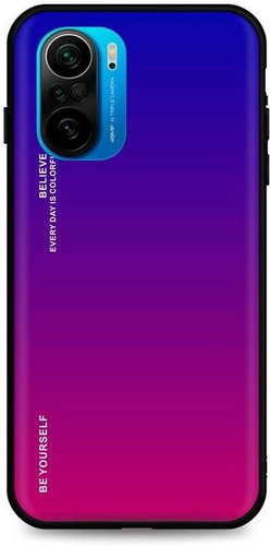 TopQ LUXURY Xiaomi Poco F3 solid rainbow purple 62652 - Phone Cover - Main image