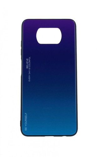 TopQ LUXURY Xiaomi Poco X3 solid rainbow purple 56105 - Phone Cover - Main image