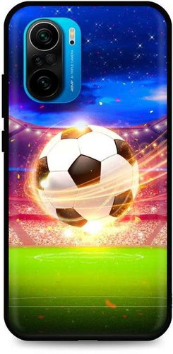 TopQ Xiaomi Poco F3 silicone Football Dream 62727 - Phone Cover - Main image