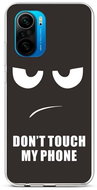 TopQ Xiaomi Poco F3 silicone Don´t Touch 62830 - Phone Cover