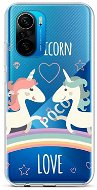 TopQ Xiaomi Poco F3 silicone Unicorn Love 62829 - Phone Cover