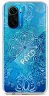 TopQ Xiaomi Poco F3 silicone Blue Mandala 62826 - Phone Cover