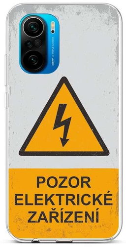 TopQ Xiaomi Poco F3 silicone Attention electrical device 62824 - Phone Cover - Main image