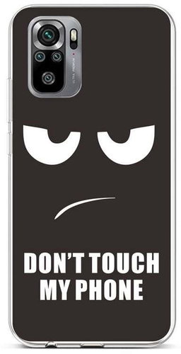 TopQ Xiaomi Redmi Note 10S silicone Don´t Touch 62783 - Phone Cover - Main image