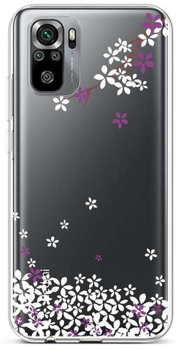 TopQ Xiaomi Redmi Note 10S silicone Sakura flowers 62772 - Phone Cover - Main image