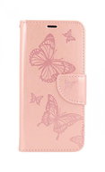 TopQ iPhone 12 book Butterfly pink bright 62590 - Phone Case