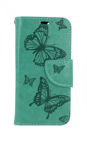 TopQ iPhone 12 mini book Butterfly green 62565 - Phone Case - Main image