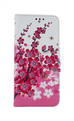 TopQ Realme 7 Pro Book Flowers Textile 55066 - Phone Case - Main image