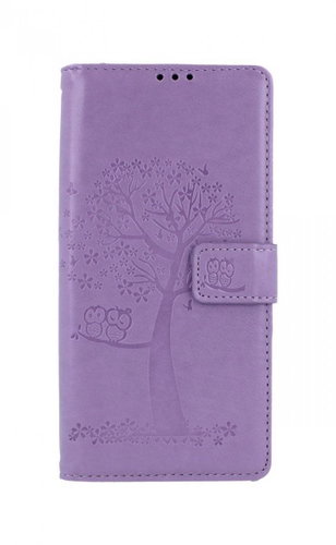 TopQ Xiaomi Redmi 9A book Light purple tree owls 51606 - Phone Cover - Main image