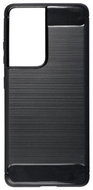Forcell TopQ Samsung S21 Ultra silicone black 63063 - Phone Cover