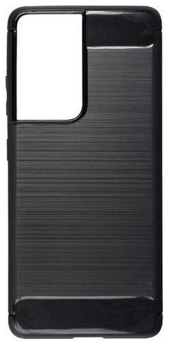 Forcell TopQ Samsung S21 Ultra silicone black 63063 - Phone Cover - Main image