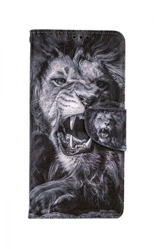 TopQ Samsung A52 Black and white lion 62875 - Phone Case - Main image