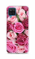 TopQ Samsung A12 silicone Pink rosettes 58596 - Phone Cover