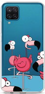 TopQ Samsung A12 silicone Cartoon Flamingos 57771 - Phone Cover