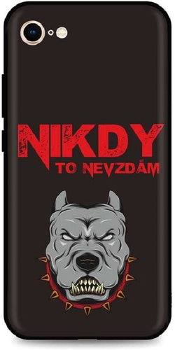 TopQ iPhone SE 2020 silicone I'll never give up 54232 - Phone Cover - Main image