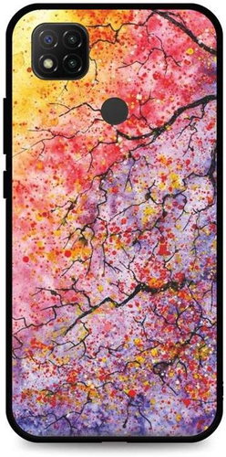 TopQ LUXURY Xiaomi Redmi 9C solid Abstract Tree 53114 - Phone Cover - Main image